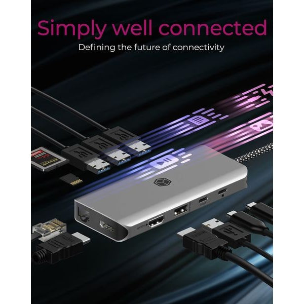 ICY BOX Dockingstation 12-in-1  USB Type-C IB-DK4061-CPD