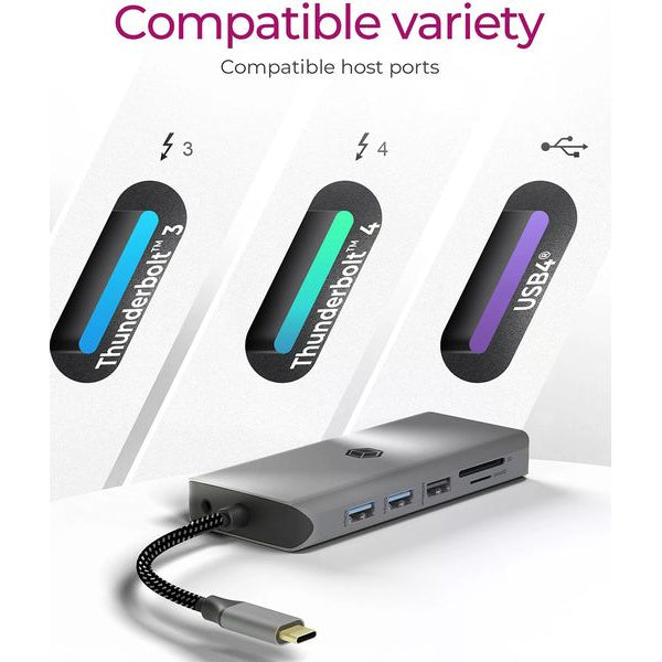 ICY BOX Dockingstation 12-in-1  USB Type-C IB-DK4061-CPD