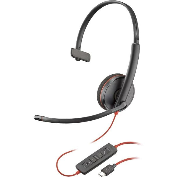 Poly Headset Blackwire 3210 Mono USB-A/C