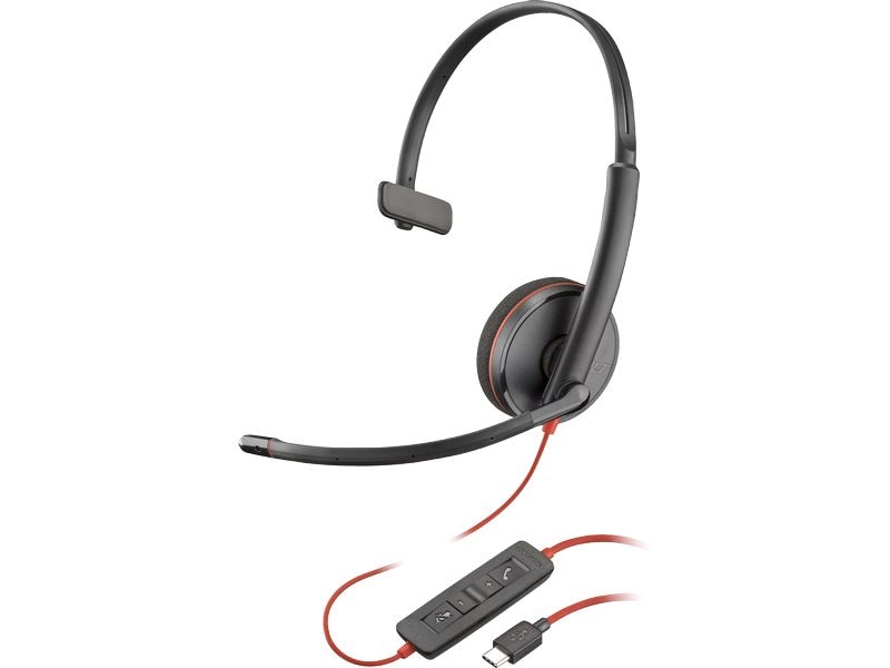 Poly Headset Blackwire 3210 Mono USB-A/C
