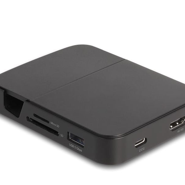 Delock Dockingstation 4K mit integrierter Halterung