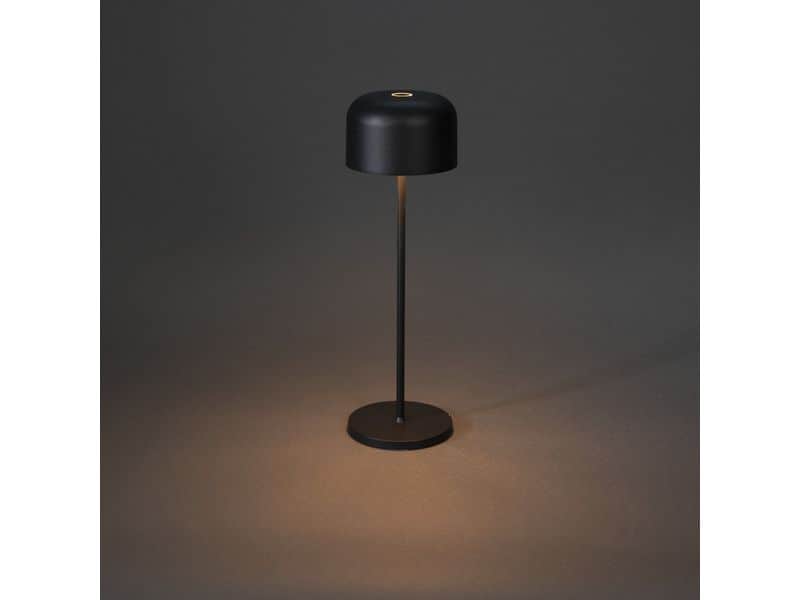 Konstsmide Tischleuchte Lille USB, 2200 / 2700 K, 3.5 W, Schwarz