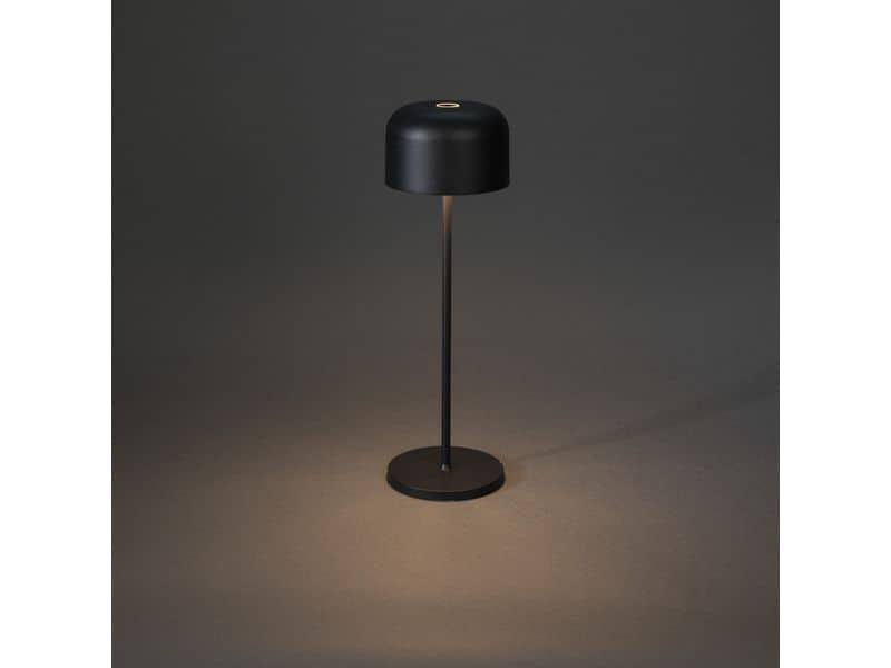 Konstsmide Tischleuchte Lille USB, 2200 / 2700 K, 3.5 W, Schwarz
