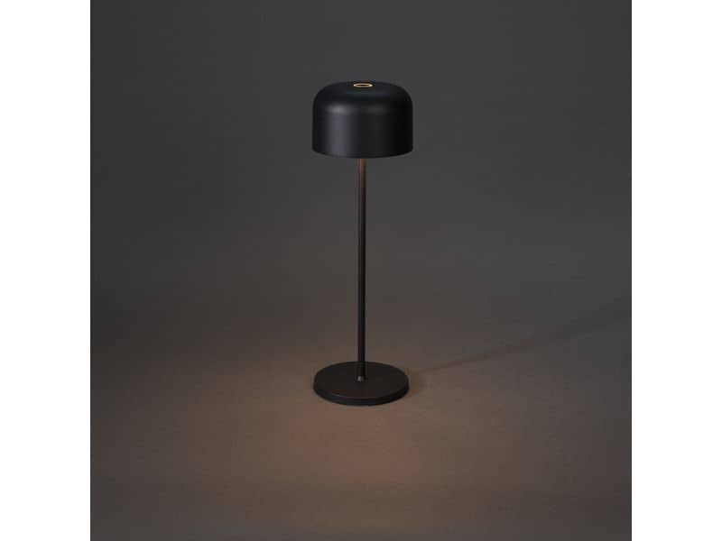 Konstsmide Tischleuchte Lille USB, 2200 / 2700 K, 3.5 W, Schwarz