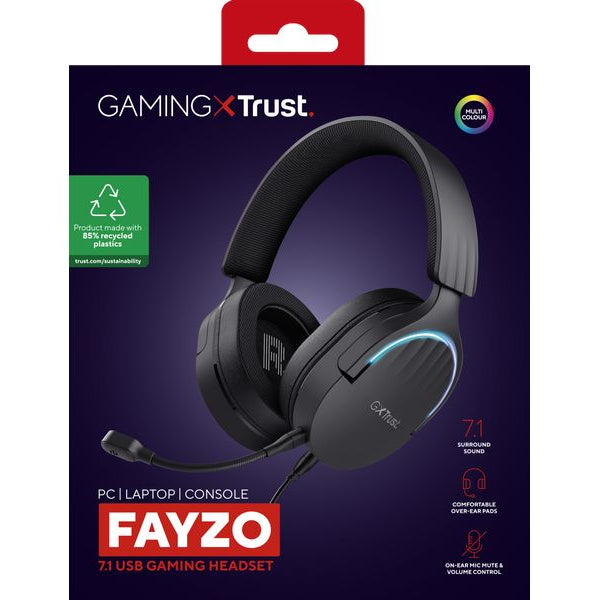 Trust Headset GXT 490 FAYZO Schwarz