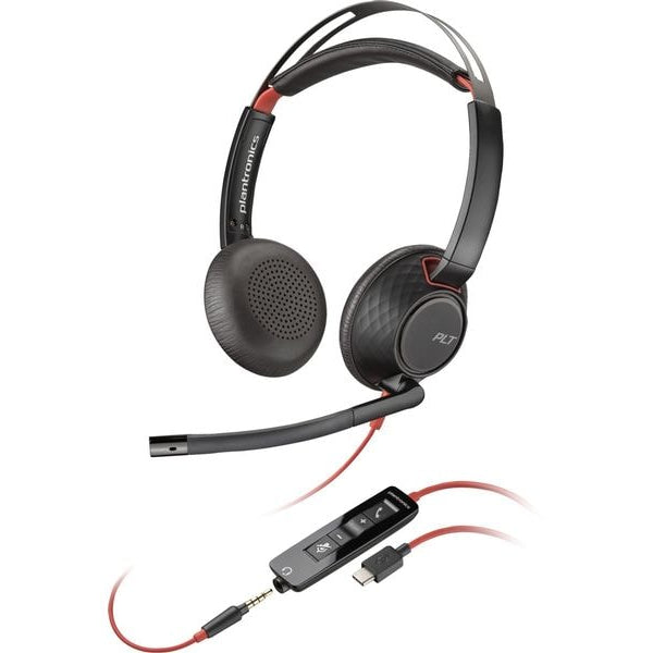Poly Headset Blackwire 5220 Duo USB-A/C