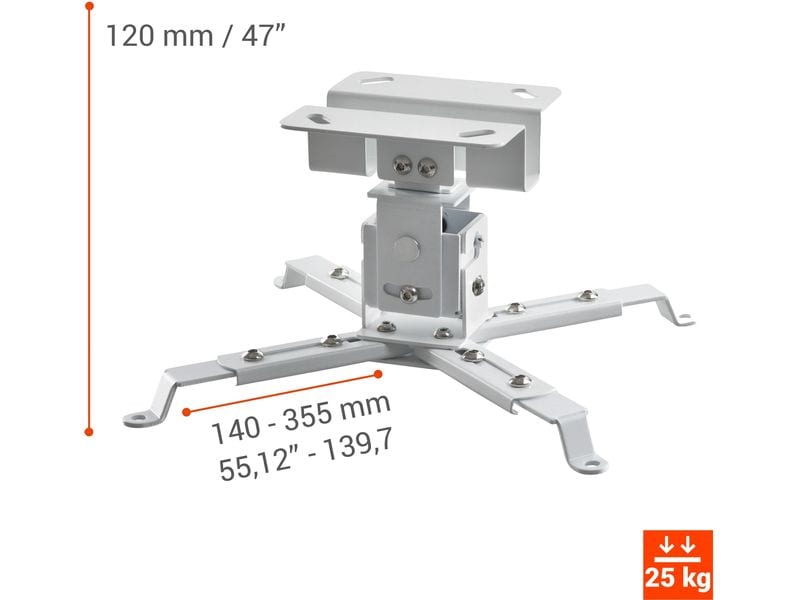 Celexon Deckenhalterung MultiCel1200 Weiss
