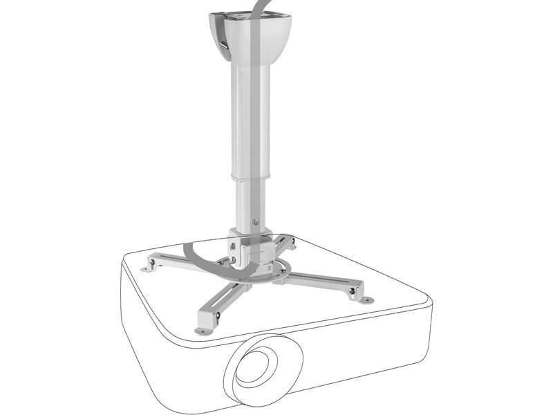 Celexon Deckenhalterung MultiCel 4060 Pro Weiss