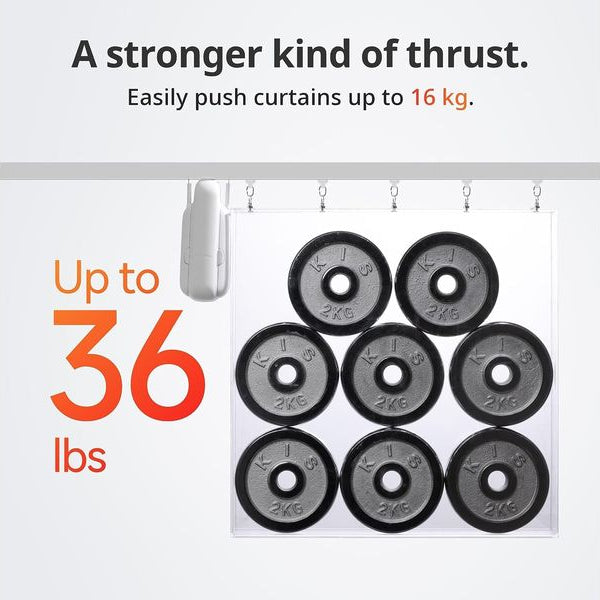 SwitchBot Curtain 3, U Schiene, Weiss