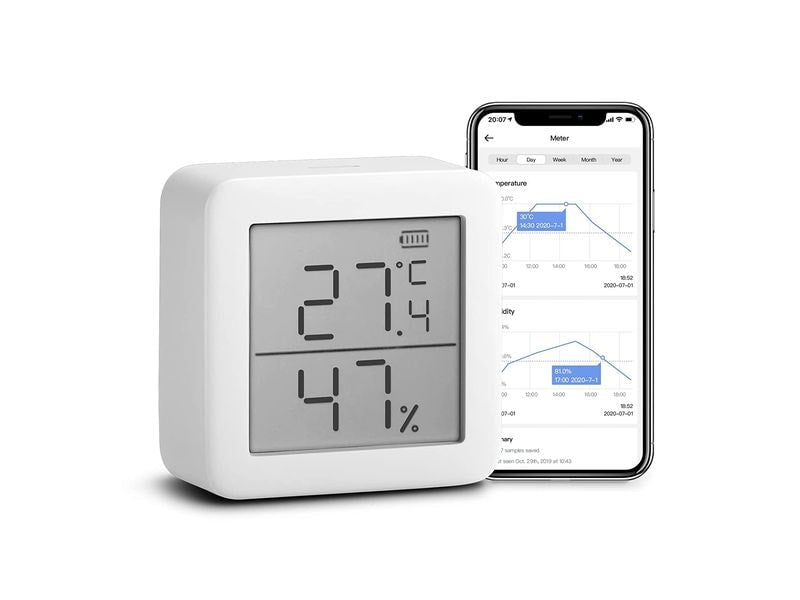 SwitchBot Smartes Innen-Thermometer, Weiss