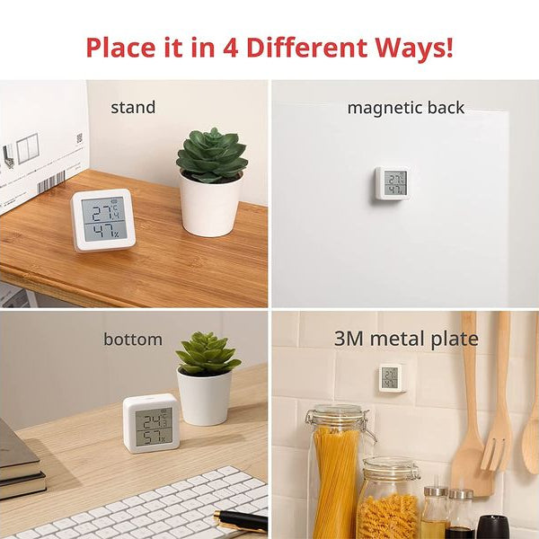 SwitchBot Smartes Innen-Thermometer, Weiss