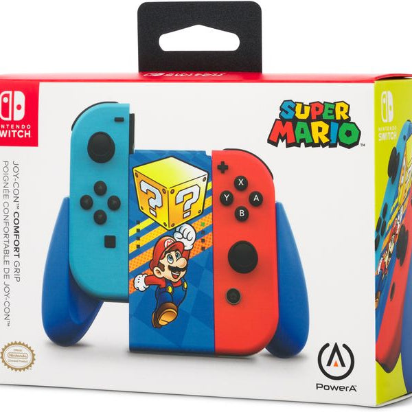 Power A Joy-Con Comfort Grip Mystery Block Mario