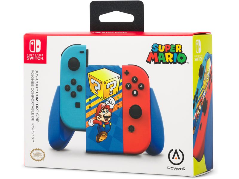 Power A Joy-Con Comfort Grip Mystery Block Mario