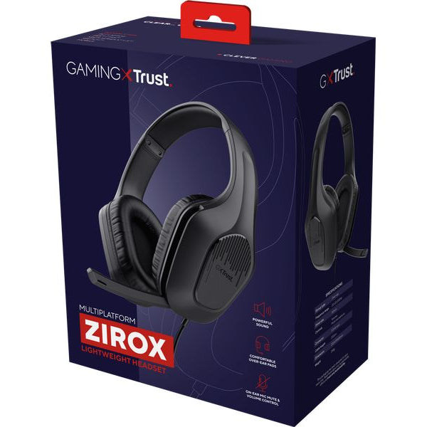 Trust GXT 415 Zirox Schwarz