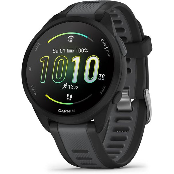 GARMIN Sportuhr Forerunner 165 Dunkelgrau/Schwarz