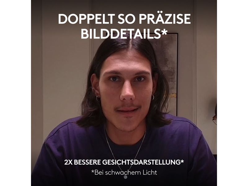 Logitech Webcam MX Brio 4K Pale Grey