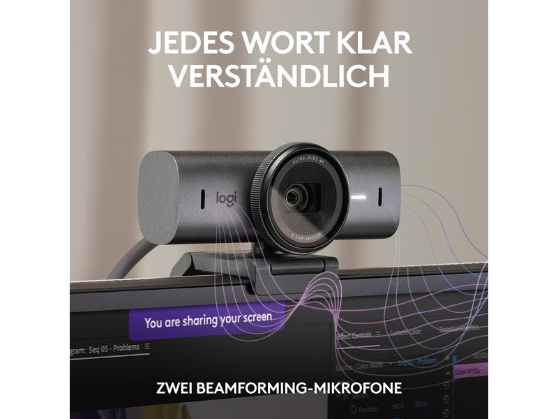 Logitech Webcam MX Brio 4K Graphite