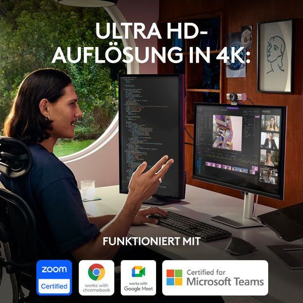 Logitech Webcam MX Brio 4K Graphite