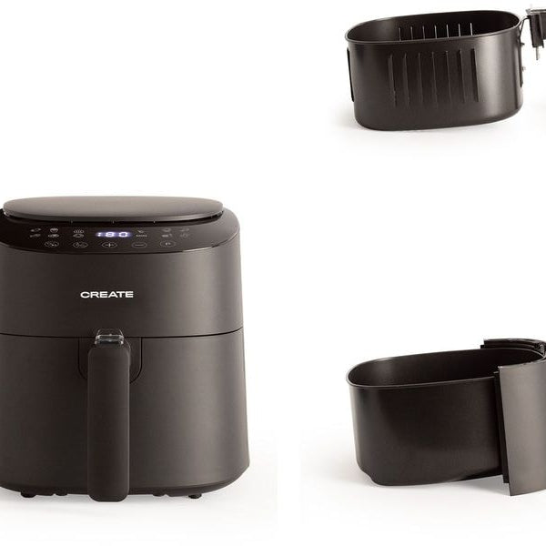Create Heissluft-Fritteuse Pro Compact 0.5 kg, Schwarz