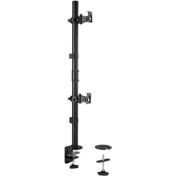 Kensington Vertikaler Dual Monitorarm bis 9 kg – Schwarz