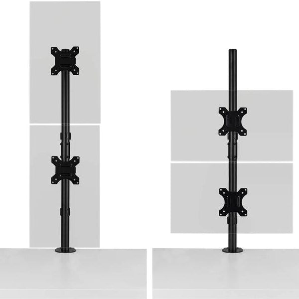 Kensington Vertikaler Dual Monitorarm bis 9 kg – Schwarz