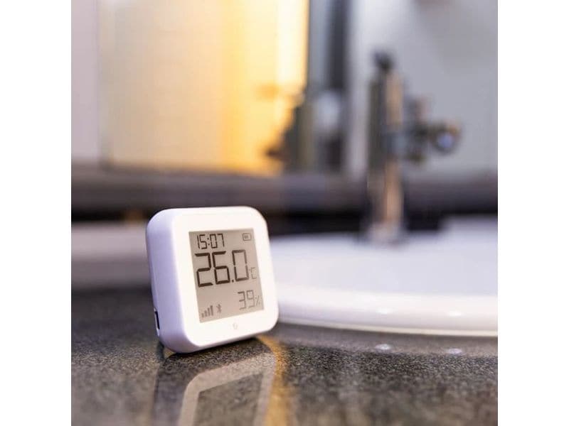 Shelly WLAN-Luftfeuchte- und Temperatursensor H&T Gen3, Weiss