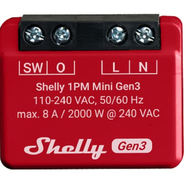 Shelly WLAN-Schaltaktor Mini PM Gen3