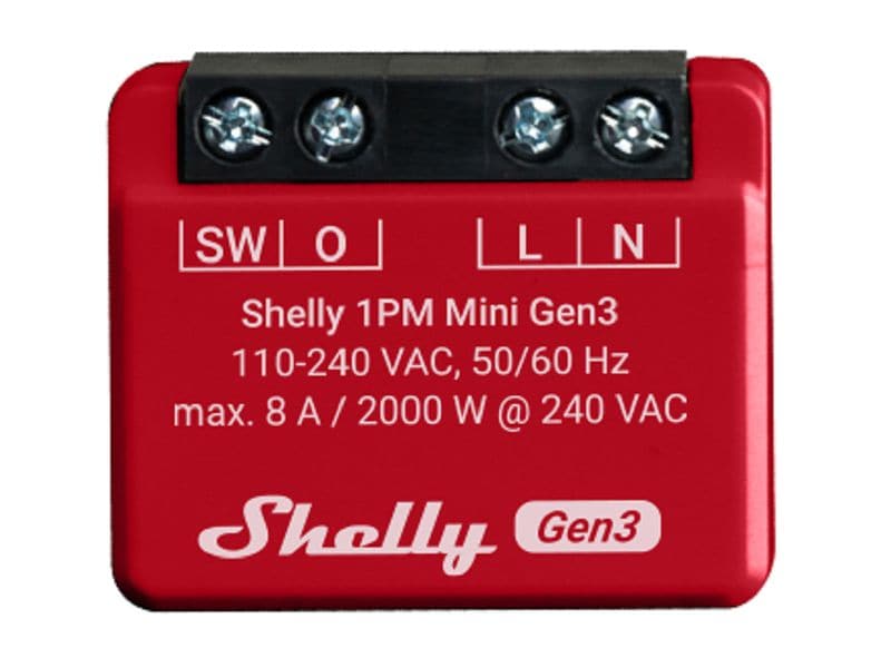 Shelly WLAN-Schaltaktor Mini PM Gen3