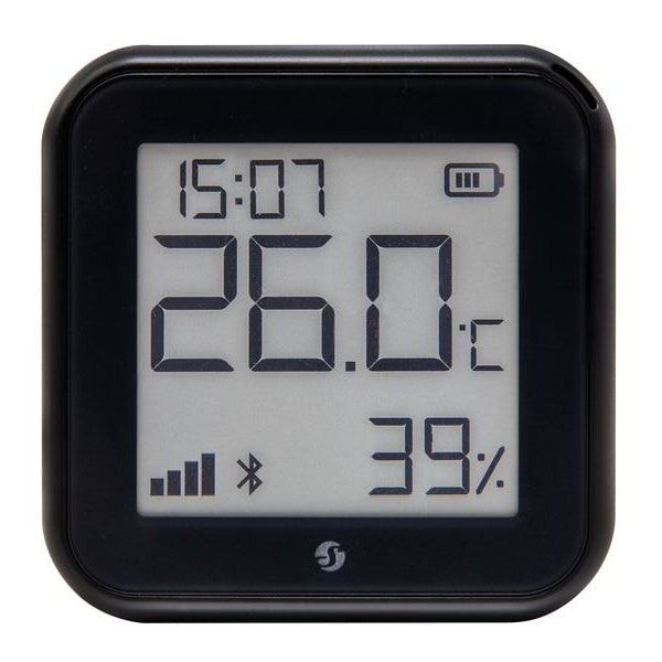 Shelly WLAN-Luftfeuchte- und Temperatursensor H&T Gen3, Schwarz