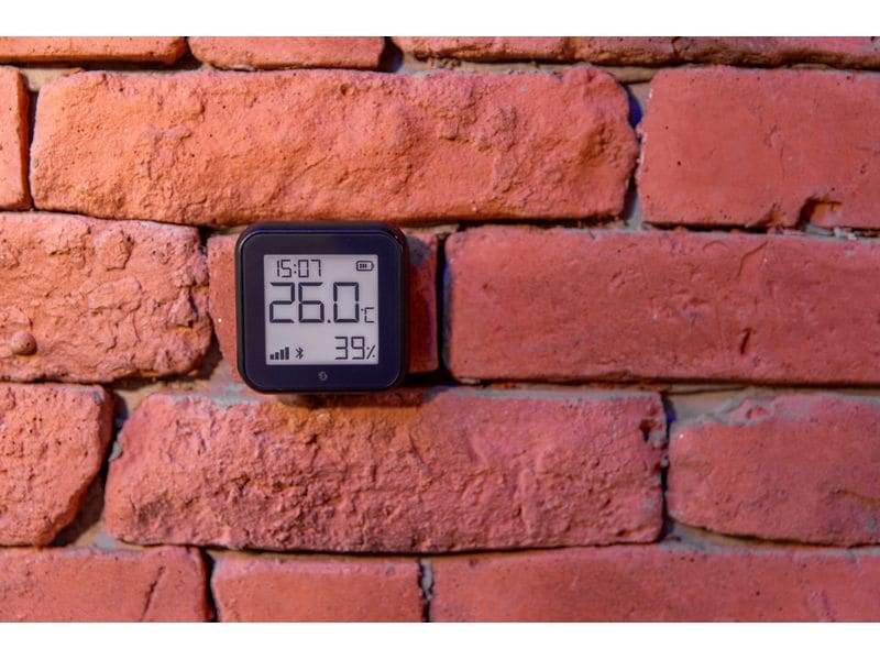 Shelly WLAN-Luftfeuchte- und Temperatursensor H&T Gen3, Schwarz