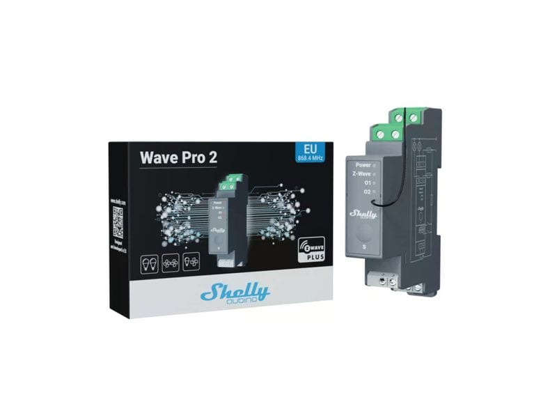 Shelly WLAN-Schaltaktor Qubino Wave PRO 2, Z-Wave