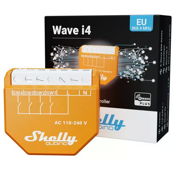 Shelly Funk-Tasterschnittstelle Qubino Wave i4 4-fach