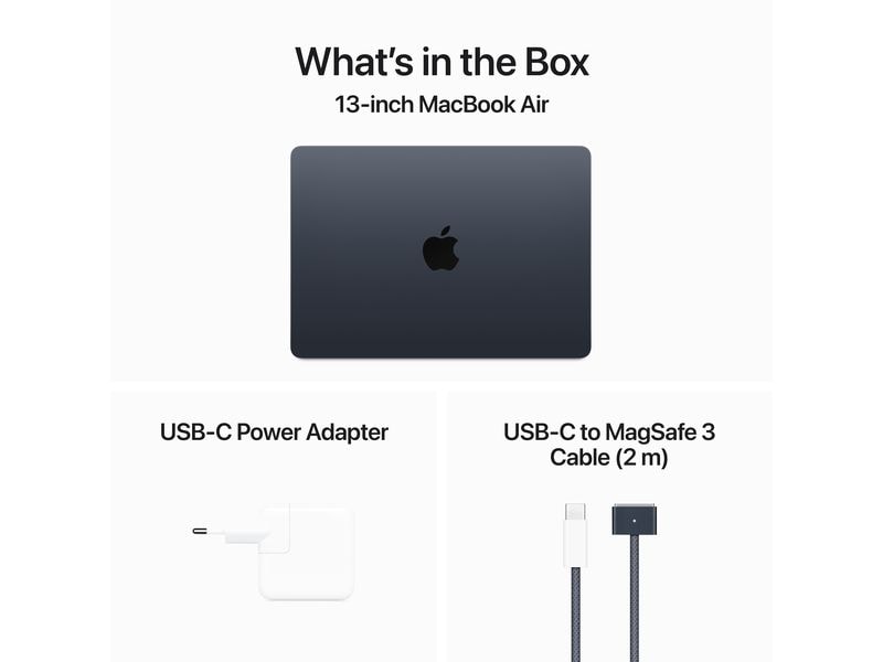 Apple MacBook Air 13" 2024 M3 10C GPU / 1 TB / 24 GB Mitternacht