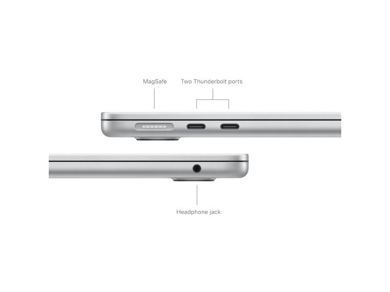 Apple MacBook Air 13" 2024 M3 10C GPU / 256 GB / 16 GB Silber