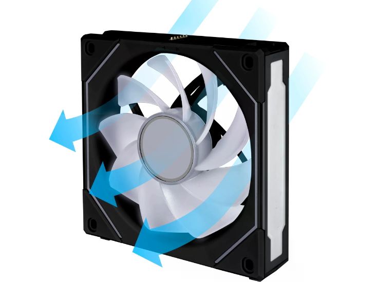 Lian Li PC-Lüfter Uni Fan SL-INF 120 ARGB Reverse Blade Schwarz