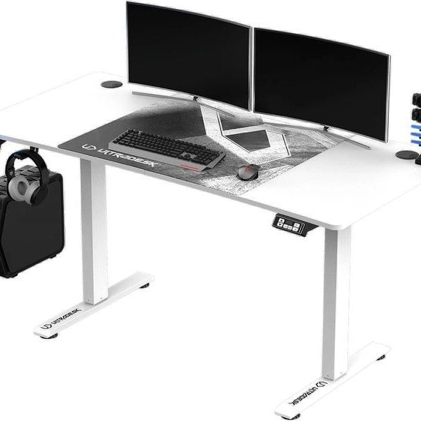 Ultradesk Gaming Tisch Level V2 Weiss