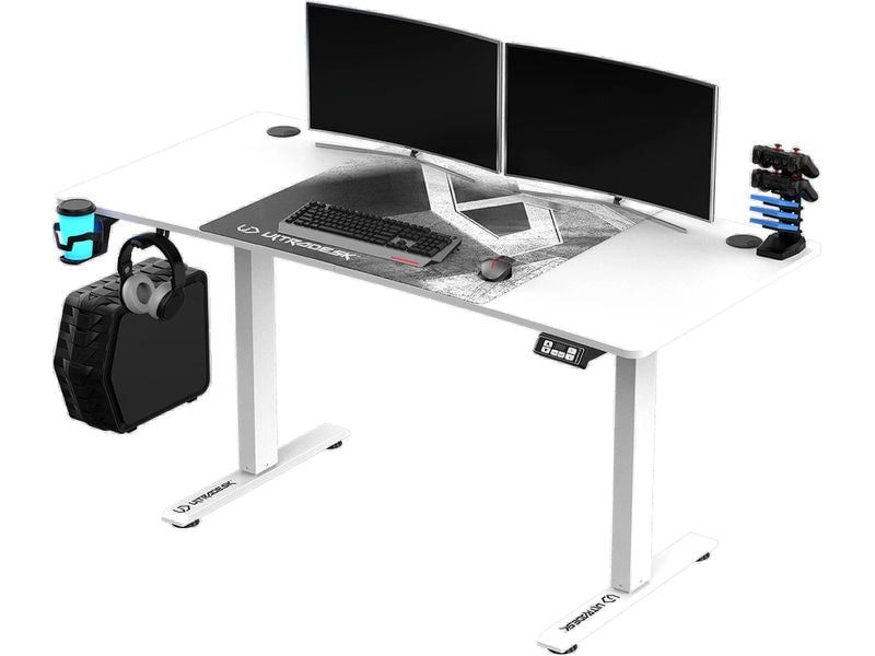 Ultradesk Gaming Tisch Level V2 Weiss