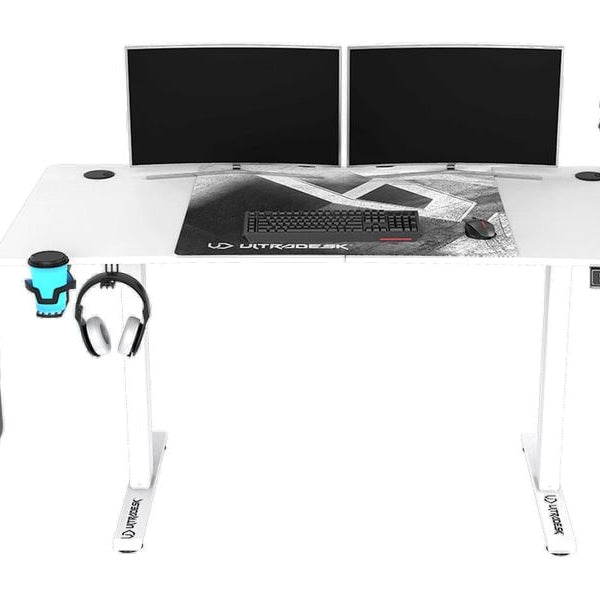 Ultradesk Gaming Tisch Level V2 Weiss