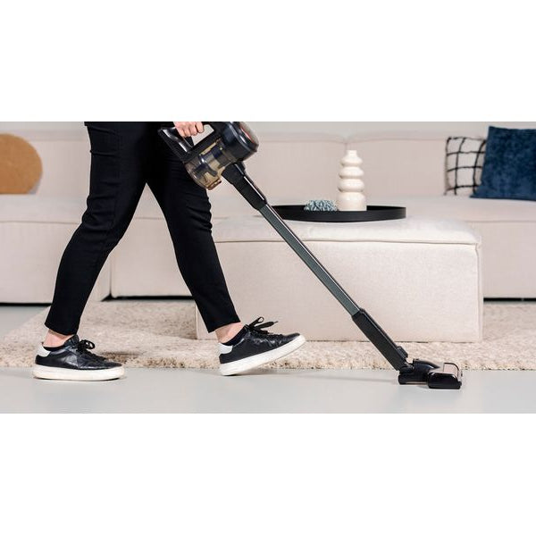 Princess Akku-Hand- und Stielsauger Schwarz/Silber