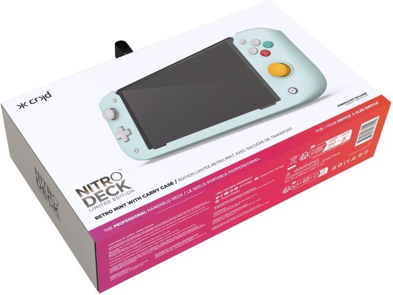 GAME Nitro Deck Retro for Switch &amp; OLED Switch Grün
