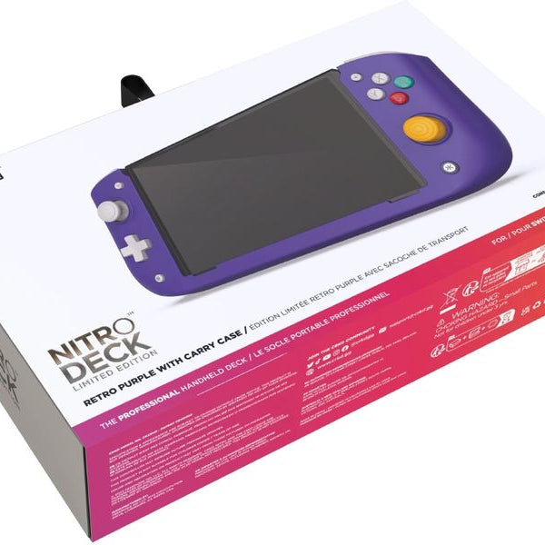 GAME Nitro Deck Retro for Switch & OLED Switch Violett