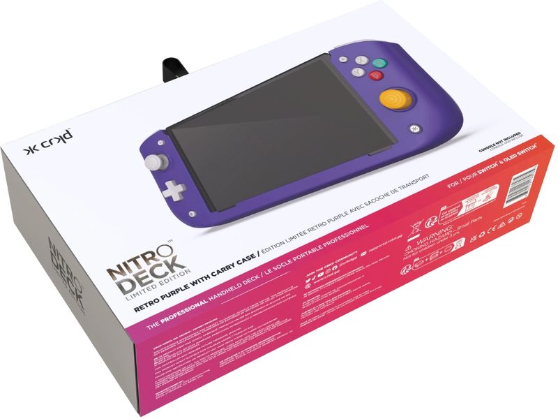 GAME Nitro Deck Retro for Switch &amp; OLED Switch Violett