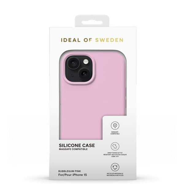 Ideal of Sweden Back Cover Silicone iPhone 15 Bubblegum Pink