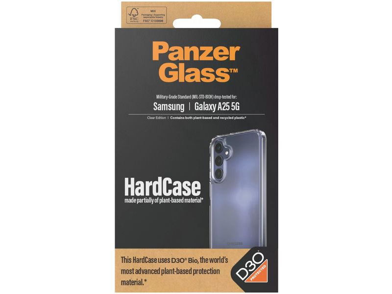 Panzerglass Back Cover HardCase D3O Galaxy A25 5G Transparent