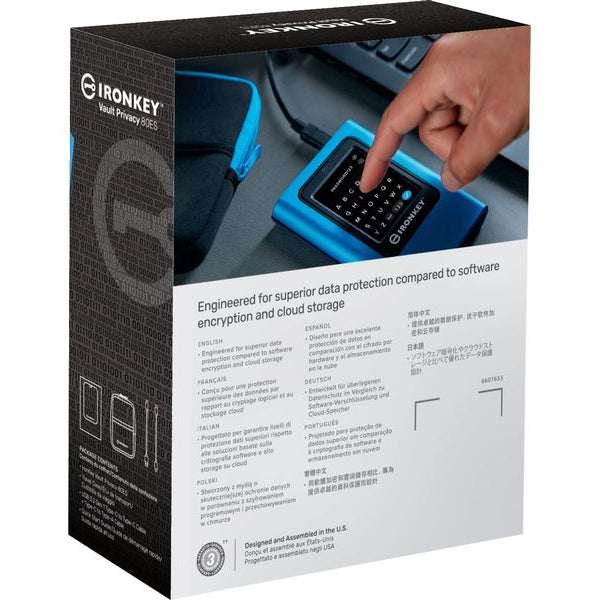 Kingston Externe SSD IronKey Vault Privacy 80 3840 GB
