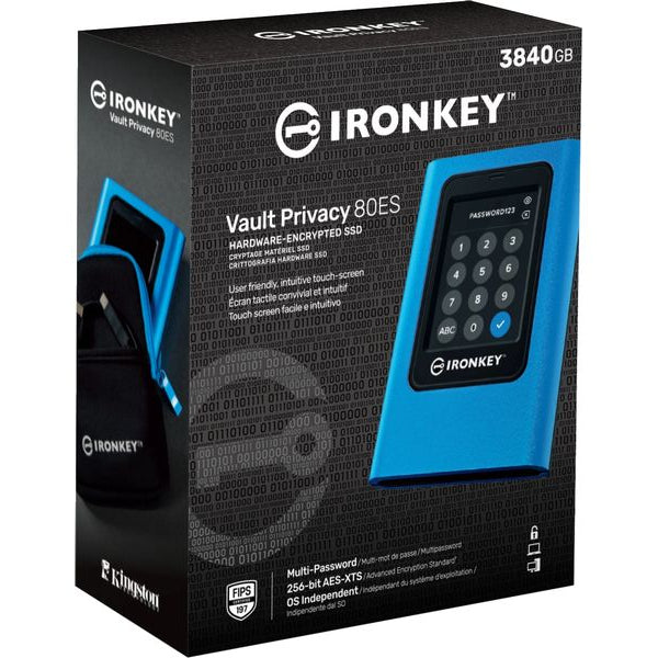 Kingston Externe SSD IronKey Vault Privacy 80 3840 GB