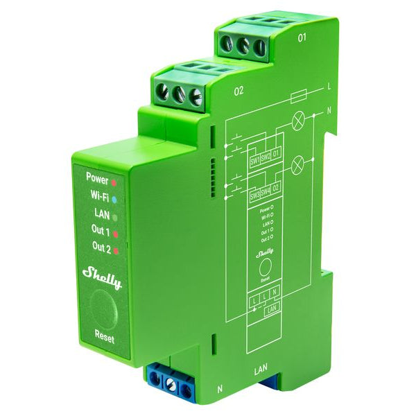 Shelly Smart Home Pro Dimmer 2PM