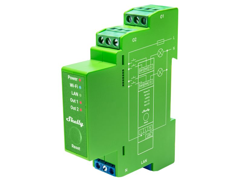 Shelly Smart Home Pro Dimmer 2PM