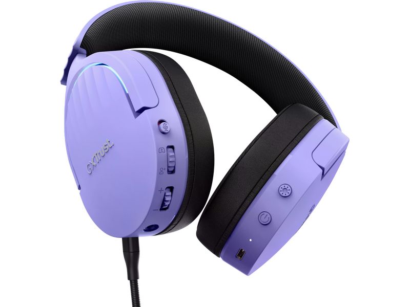 Trust Headset GXT 491P FAYZO Schwarz/Violett