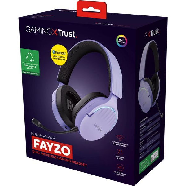 Trust Headset GXT 491P FAYZO Schwarz/Violett